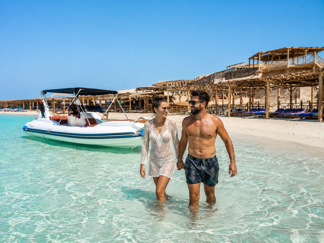 Private Speedboat to Orange Bay Island from Hurghada